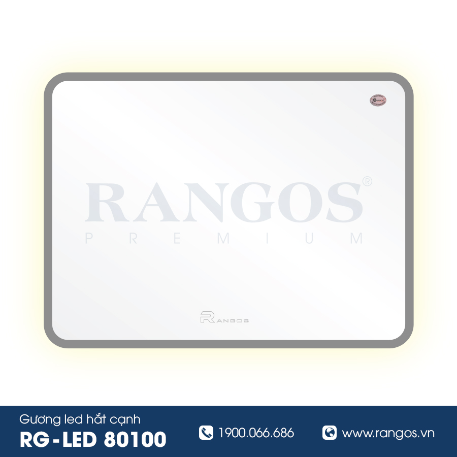 Gương LED hắt cạnh Rangos RG-LED 80100